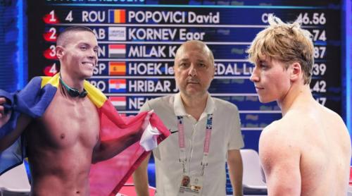 „Kornev, nu știai cu cine te pui! Cu DAVID POPOVICI!”. Emil Hossu Longin, comentariu istoric al finalei 100 de metri de la Europenele de la Paris. Video