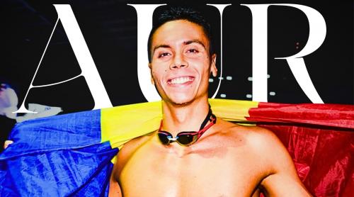 LIVE /  David Popovici, finala de 100 m liber LIVE la CE de natație Paris 2026. AUR și record al competiției pentru campionul român! Imnul României a răsunat la Paris