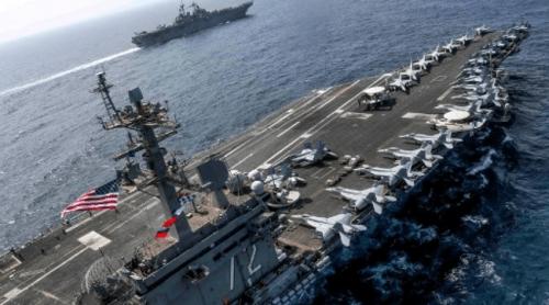Marinarii de pe portavionul USS Abraham Lincoln sunt epuizați și demoralizați în largul coastelor Iranului, avertizează familiile acestora