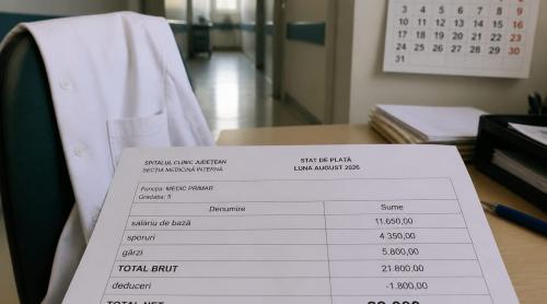Medicii primari pot încasa până la 22.000 lei net lunar