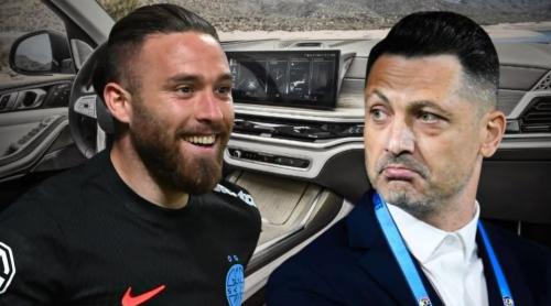 Mirel Rădoi ar fi gelos pe mașina lui Ofri Arad! Bolidul fotbalistului de la FCSB a întors toate privirile. Foto