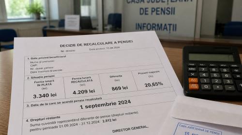 Noua lege a pensiilor mărește suma în plată la 3.340 de lei pentru pensia anticipată