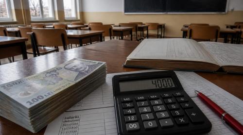 Noua variantă a legii salarizării fixează referința la 4.000 de lei și comprimă veniturile profesorilor de la 1 decembrie 2026