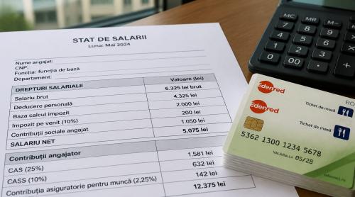 Salariații cu venituri sub 6.325 lei brut pot reduce legal impozitul