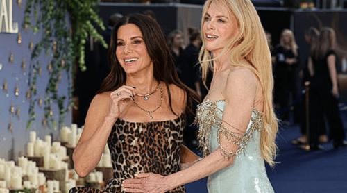 Sandra Bullock, glumă obraznică despre Nicole Kidman, în direct la TV. Actrița a izbucnit în râs