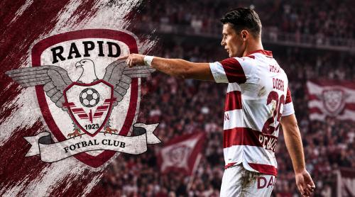 Alex Dobre, negocieri pentru un transfer stelar: a fost la un pas să plece de la Rapid la un club uriaș din Marea Britanie