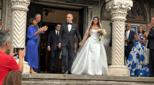 Alexandru Nazare și Maria Mihali și au unit destinele în fața lui Dumnezeu! Primele imagini de la marele eveniment