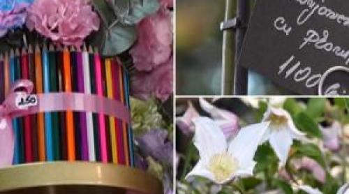 Cât costă florile pentru prima zi de școală. Unele buchete se apropie de 1.000 de lei