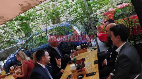 Ciucu, întâlnire de grad zero în dosul Primăriei Capitalei | Foto Exclusiv
