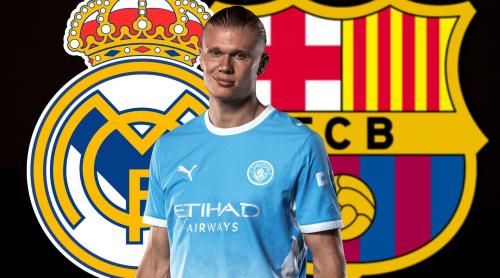Erling Haaland, preferință clară între Real Madrid și Barcelona. Zvonul care agită piața transferurilor
