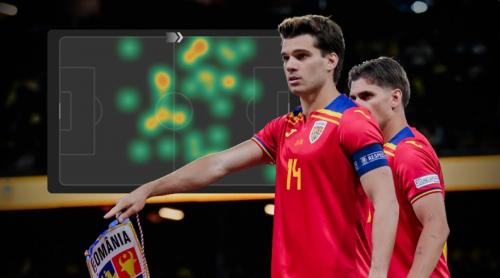 Ianis Hagi a fost căpitan la națională pentru a 7 a oară: 67 de minute, 18 pase reușite și nota 6.3 în Suedia