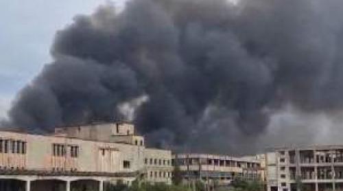 Incendiu puternic la un depozit de hârtie din Drobeta Turnu Severin. S a emis mesaj RO Alert | FOTO