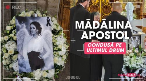Înmormântarea Mădălinei Apostol. Iubita lui Nick Rădoi, condusă pe ultimul drum. Omul de afaceri a ajuns la biserică | Foto și Video Exclusiv
