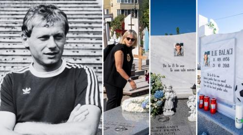Lacrimi și emoții la mormântul „Minunii Blonde“! Mărturisirea sfâșietoare a fiicei lui Ilie Balaci: „A plecat exact când era cel mai frumos!”