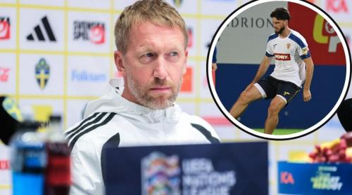 „Mă bucur să l văd!” Graham Potter, mesaj special pentru Tudor Băluță înainte de Suedia – România