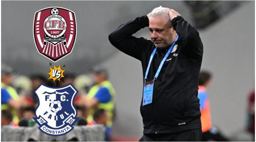 Marius Șumudică, discurs șoc înainte de CFR Cluj – Farul: „N avem nicio șansă! Suntem storși”