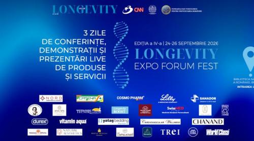 PROGRAM: Longevity Expo Forum Fest, ediția a IV a, 3 zile de inovație și sănătate