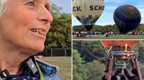Reacția unei turiste austriece la Parada Baloanelor cu Aer Cald în Mureș: Un zbor minunat într o țară minunată