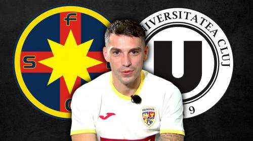 „Stanciu a bătut palma cu U Cluj”. Gigi Becali a comentat în direct informația zilei. Exclusiv