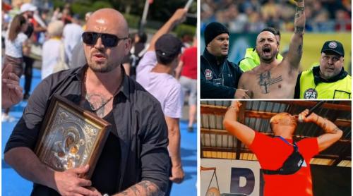 Ultrasul din Piața Victoriei, Ciprian Pamfile, nu are ocupație, cântă rap și apare des în ipostaze religioase. Numele său figurează în dosare privind datorii și executări silite   Fanatik.ro