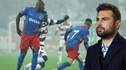 Adrian Mutu l a făcut praf pe atacantul FCSB: „E un corp străin acolo. Îl accidentează mingea”. Pe cine scoate Drăguș din primul „11”