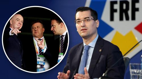 Asta le bate pe toate! Președintele Federației s a îmbătat de față cu Infantino și a fost filmat în cameră de secretarul general! Cu cine va sta Burleanu la Polonia – România