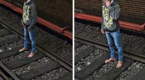 Avem imaginile cu incidentul de la metrou din București. Bărbatul a coborât pe șine pentru că avea datorii: „Am nevoie de ajutor!”