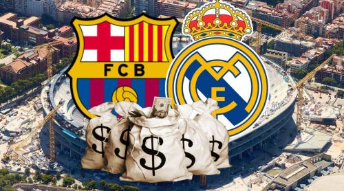 Câți bani produce un clasic Barcelona – Real Madrid. Cifre amețitoare!