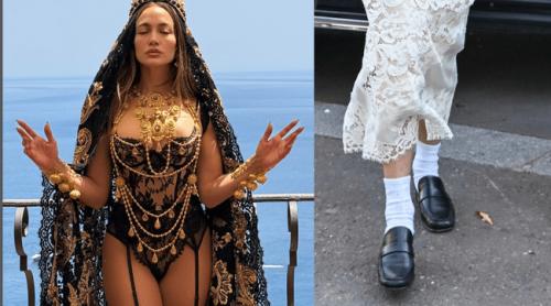 Ce s a întâmplat cu imaginea sexy a lui Jennifer Lopez? Vedeta a șocat cu o ținută modestă la Săptămâna Modei de la Paris!