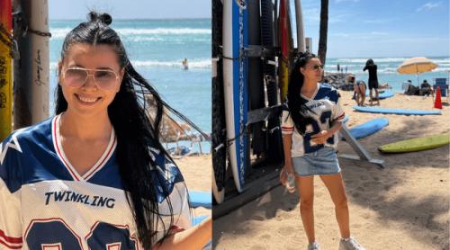 Corina Caragea, surprinsă de alerta de uragan în Hawaii! Ce a văzut vedeta Pro TV pe celebra plajă Waikiki