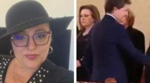 Diana Șoșoacă, apariție atipică la Cotroceni. Ținuta cu pălărie cu boruri largi l a făcut pe Nicușor Dan să zâmbească
