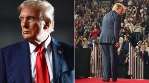 Donald Trump ar ascunde sub sacou un dispozitiv medical. Secretul președintelui SUA
