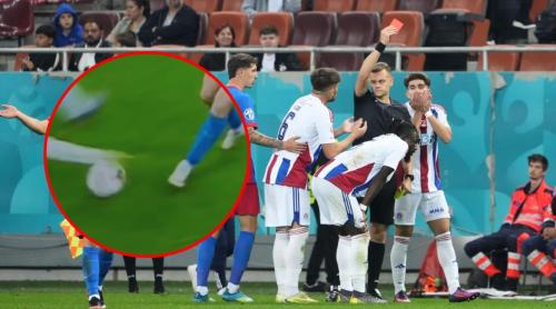 Două faze controversate în FCSB – Oțelul! Cristi Balaj explică de ce Vali Crețu nu a primit cartonașul roșu după ce l a lovit cu genunchiul pe Paul Iacob. Exclusiv
