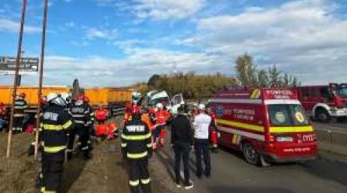 Două persoane au murit într un accident grav în Buftea. Traficul rutier a fost oprit pe DN7
