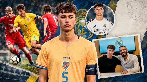 El e viitorul naționalei! Cum a prins românul de la Real Madrid topul celor mai tari jucători din lume. Exclusiv