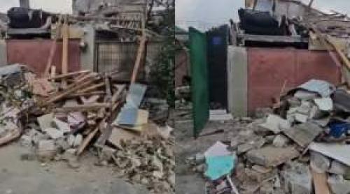 Explozie puternică în Constanța din cauza unor scurgeri de gaze. O casă a fost distrusă | VIDEO