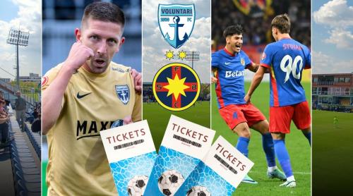 FC Voluntari a umflat prețurile pentru meciul cu FCSB! Suporterii au răbufnit: „Jaf la drumul mare!”