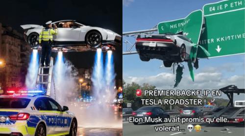 Glumele momentului cu Tesla zburătoare a lui Elon Musk. Râzi cu lacrimi