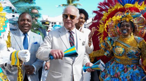 Regele Charles a uitat de protocol în Bahamas! A dansat la carnaval și a devenit „regele dansului”