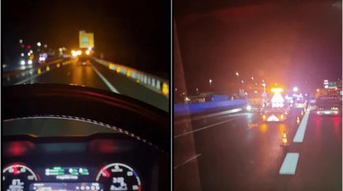 Tragedie pe o autostradă din Slovenia! Doi români au murit după ce un șofer a dat cu spatele