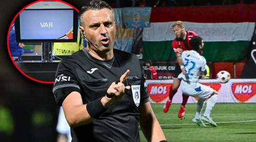 Tunurile pe arbitri pentru penalty ul nedat Craiovei: „Ce făceau la VAR, dansau Pamporea?” Cristi Balaj, replică în direct pentru contestatari
