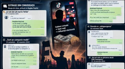 „Vreau să câștige țara”. Cum ar fi finanțat „regele TikTok” promovarea lui Călin Georgescu cu aproape un milion de dolari