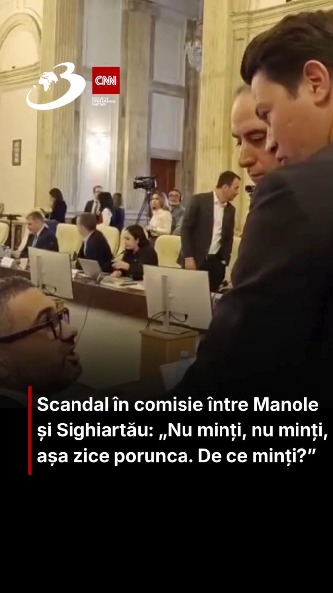 Scandal în comisie între Manole și Sighiartău: „Nu minți, nu minți, așa zice porunca. De ce minți?”