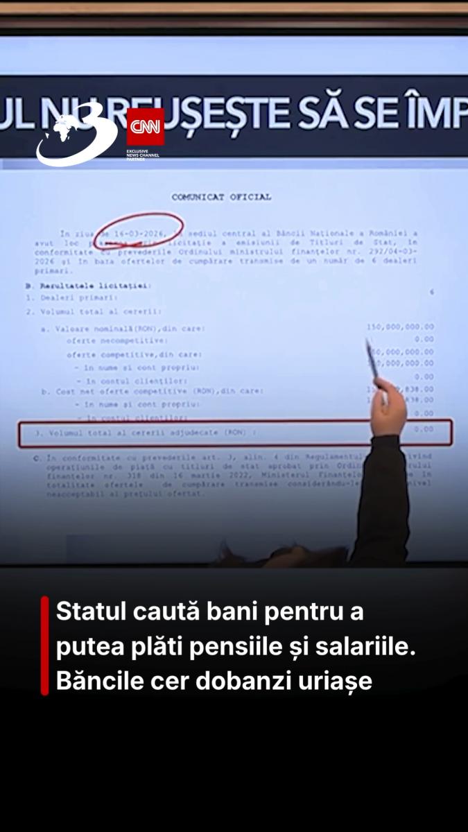 Statul caută bani pentru a putea plăti pensiile și salariile
