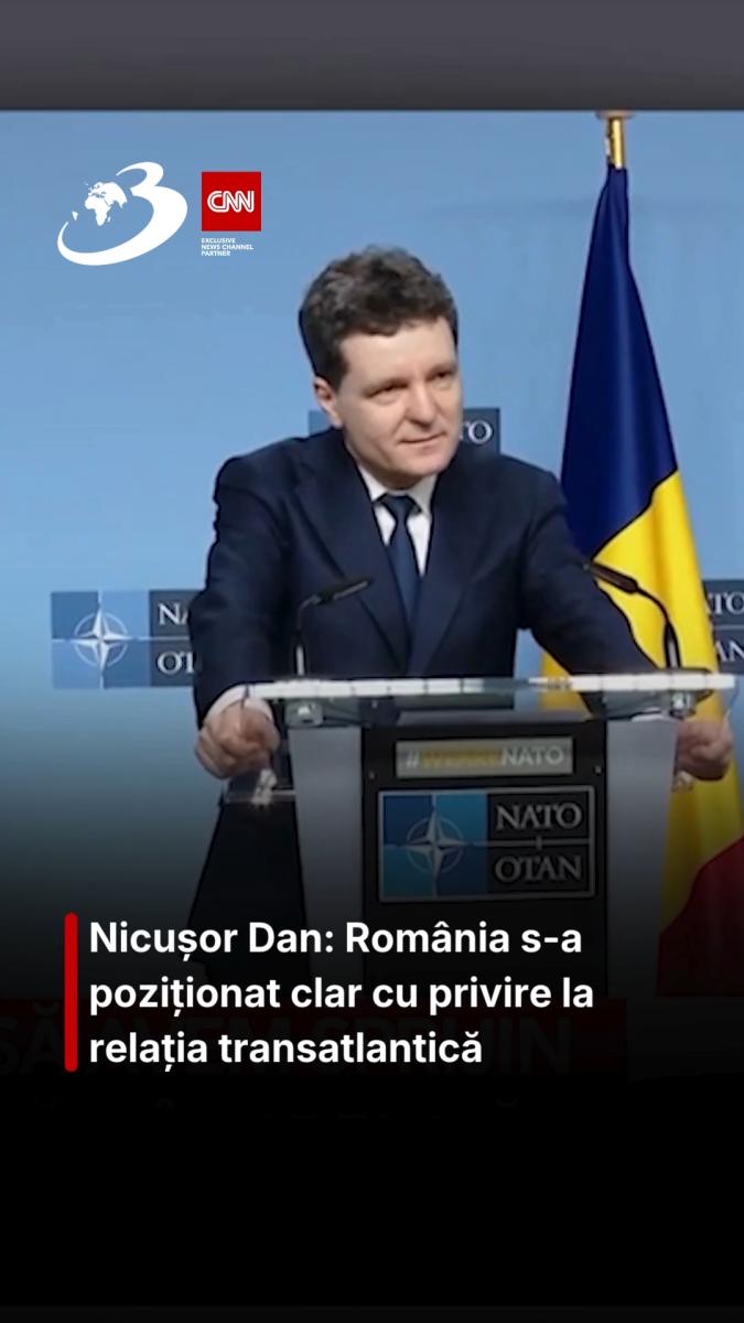 Nicușor Dan: România s-a poziționat clar cu privire la relația transatlantică