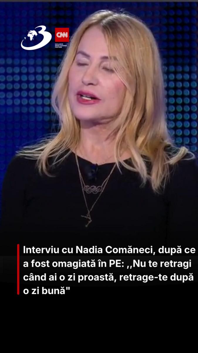 Interviu cu Nadia Comăneci, după ce a fost omagiată în PE: ,,Nu te retragi când ai o zi proastă, retrage-te după o zi bună