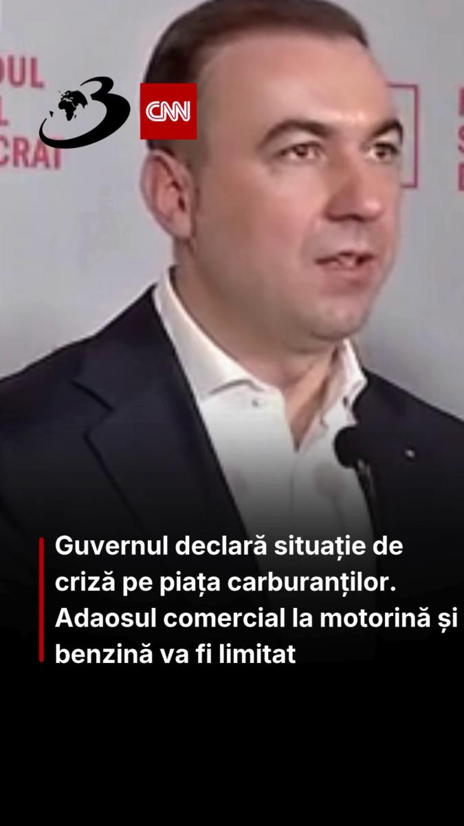 Guvernul declară situație de criză pe piața carburanților. Adaosul comercial la motorină și benzină va fi limitat