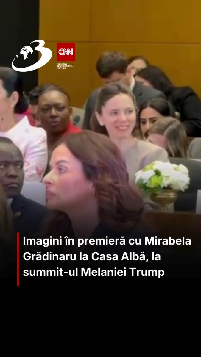 Imagini în premieră cu Mirabela Grădinaru la Casa Albă, la summit-ul Melaniei Trump