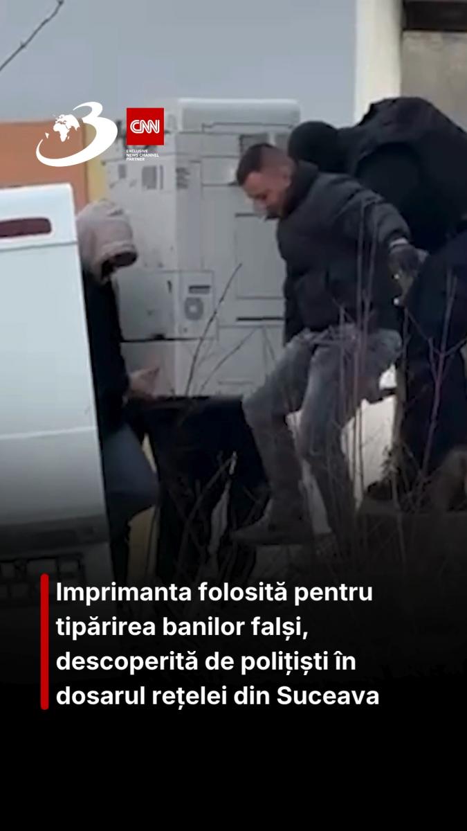 Imprimanta folosită pentru tipărirea banilor falși, descoperită de polițiști în dosarul rețelei din Suceava