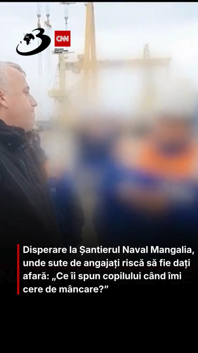 Disperare la Șantierul Naval Mangalia, unde sute de angajați riscă să fie dați afară: „Ce îi spun copilului când îmi cere de mâncare?” 
